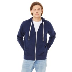 Buy Bella + Canvas 3909 Unisex Triblend Sponge Fleece Full-Zip Hoodie | ApparelChoice.ca