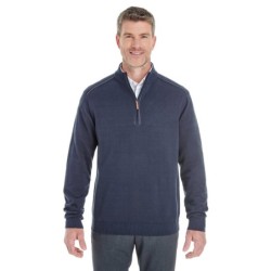 Buy Devon & Jones DG478 Men's Manchester Fully-Fashioned Quarter-Zip Sweater | ApparelChoice.ca