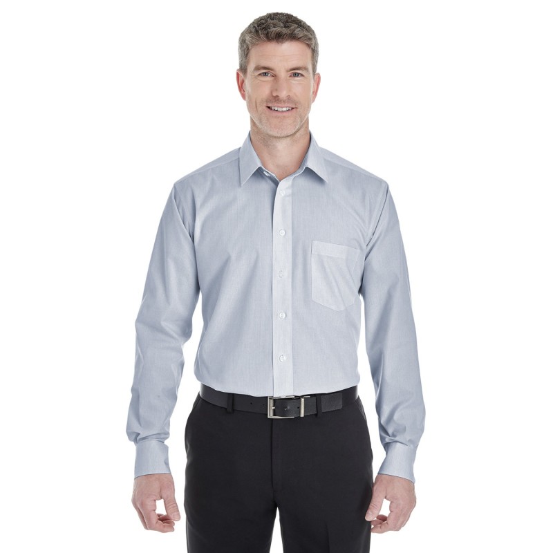 Buy Devon & Jones DG534 Men's Crown Collection Striped Woven Shirt | ApparelChoice.ca
