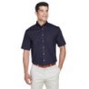 Buy Devon & Jones D620S Men's Crown Woven Collection Solid Broadcloth Short-Sleeve Shirt | ApparelChoice.ca