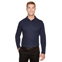 Buy Devon & Jones DG20LT CrownLux Performance Tall Plaited Long Sleeve Polo | ApparelChoice.ca