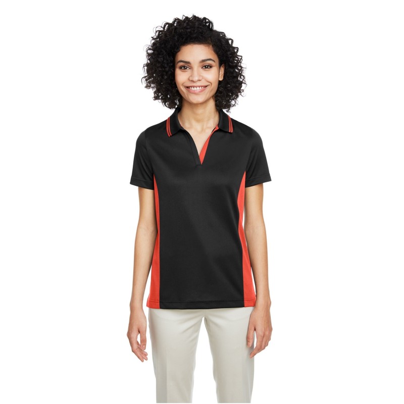 Buy Harriton M386W Ladies Flash Snag Protection Plus IL Colorblock Polo | ApparelChoice.ca