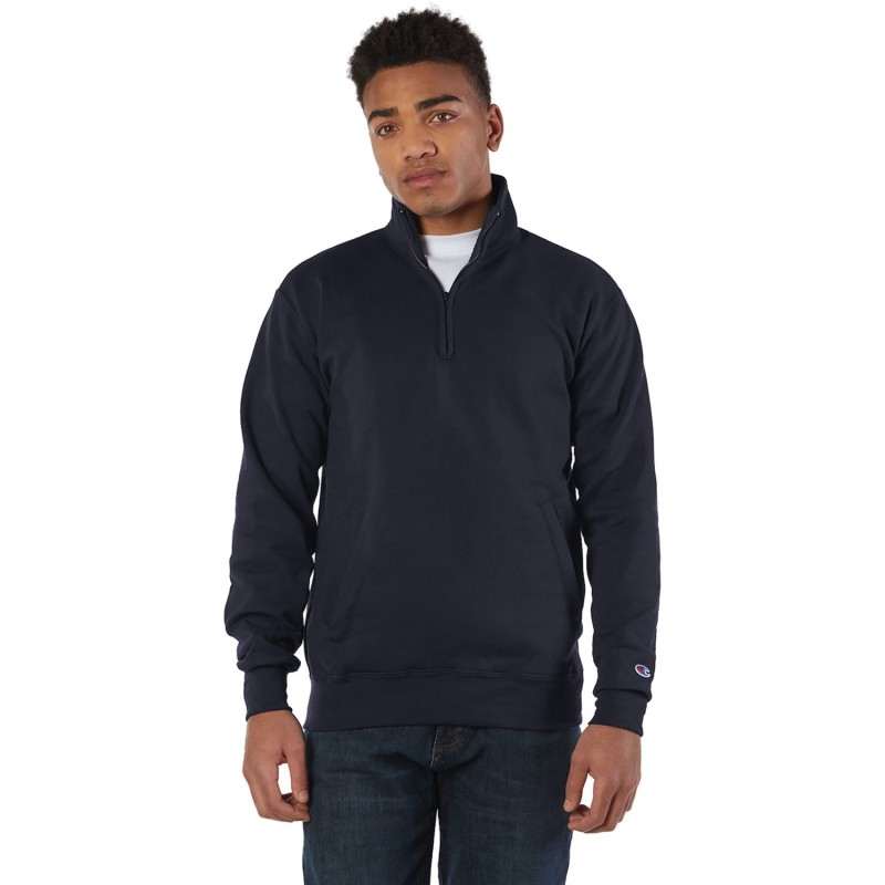 Buy Champion S400 Adult Powerblend Quarter-Zip Pullover | ApparelChoice.ca