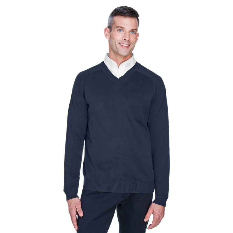 Buy Devon & Jones D475 Men's V-Neck Sweater | ApparelChoice.ca