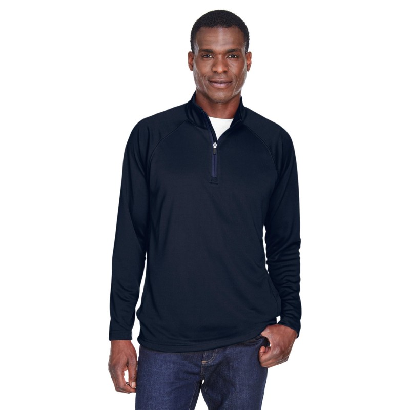 Buy Devon & Jones DG440 Men's Stretch Tech-Shell Compass Quarter-Zip | ApparelChoice.ca