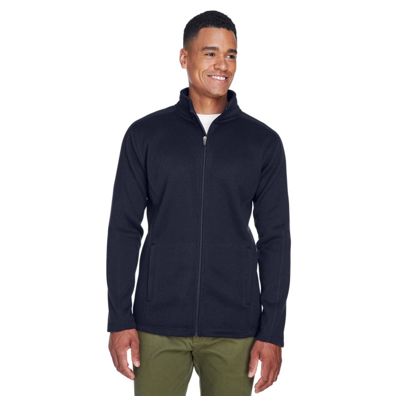 Buy Devon & Jones DG793 Men's Bristol Full-Zip Sweater Fleece Jacket | ApparelChoice.ca