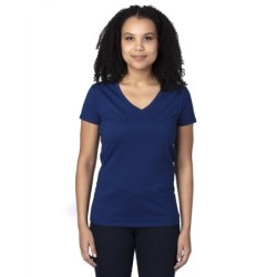 Buy Threadfast 200RV Ladies Ultimate CVC V-Neck T-Shirt | ApparelChoice.ca