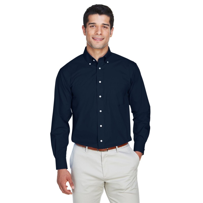 Buy Devon & Jones D620T Men's Crown Collection Tall Solid Broadcloth Woven Shirt | ApparelChoice.ca