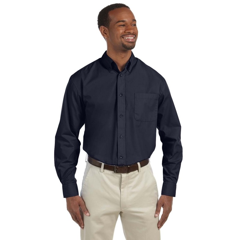 Buy Harriton M510T Men's Tall Essential Poplin | ApparelChoice.ca