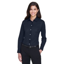 Buy Devon & Jones DG530W Ladies Crown Collection Solid Stretch Twill Woven Shirt | ApparelChoice.ca