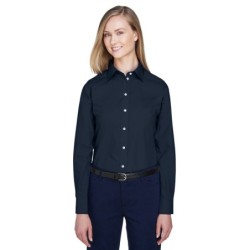 Buy Devon & Jones D620W Ladies Crown Collection Solid Broadcloth Woven Shirt | ApparelChoice.ca