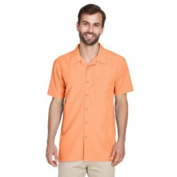 Buy Harriton M560 Men's Barbados Textured Camp Shirt | ApparelChoice.ca