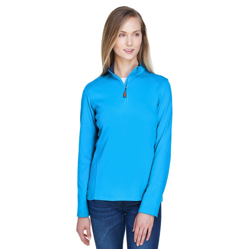 Buy Devon & Jones DG479W Ladies DRYTEC20 Performance Quarter-Zip | ApparelChoice.ca