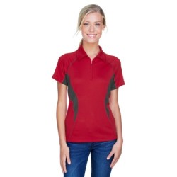 Buy North End 78657 Ladies Serac UTK cool-logik Performance Zippered Polo | ApparelChoice.ca