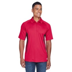 Buy North End 88657 Men's Serac UTK cool-logik Performance Zippered Polo | ApparelChoice.ca