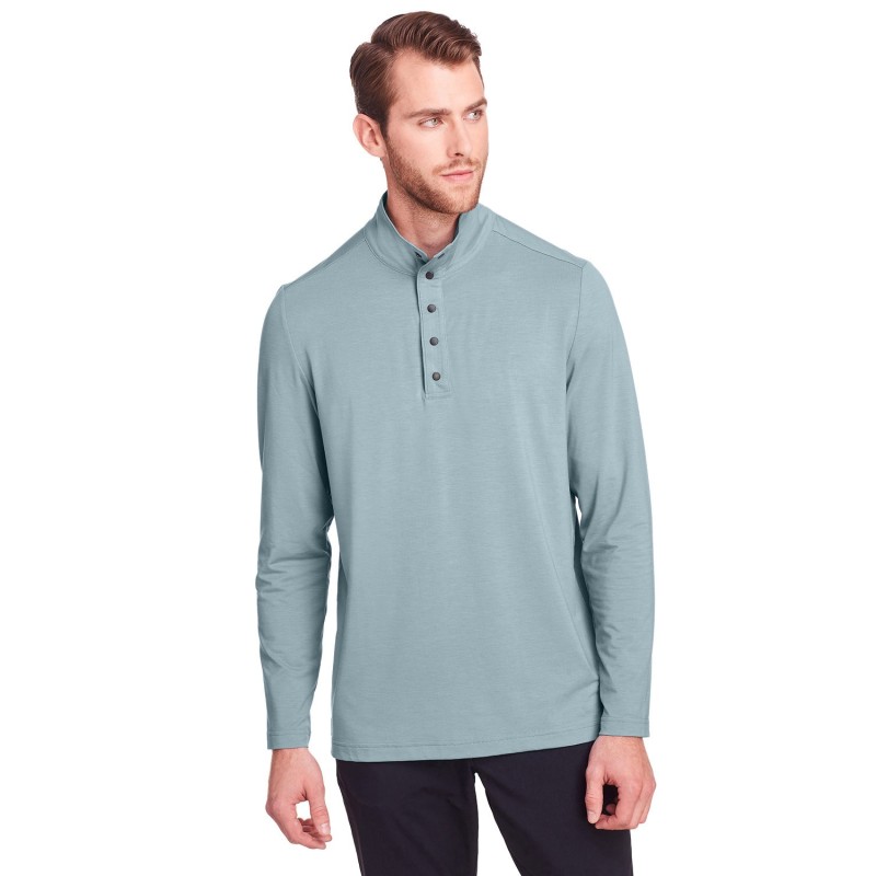 Buy North End NE400 Men's Jaq Snap-Up Stretch Performance Pullover | ApparelChoice.ca