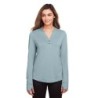 Buy North End NE400W Ladies Jaq Snap-Up Stretch Performance Pullover | ApparelChoice.ca