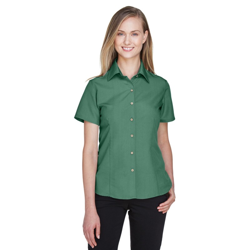 Buy Harriton M560W Ladies Barbados Textured Camp Shirt | ApparelChoice.ca