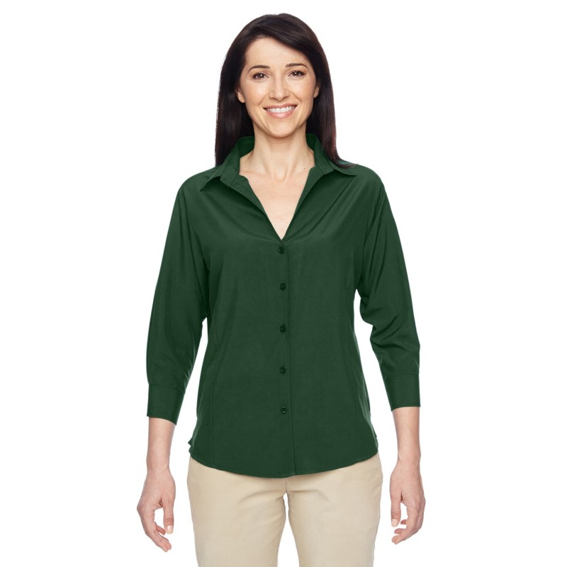 Buy Harriton M610W Ladies Paradise 3/4-Sleeve Performance Shirt | ApparelChoice.ca