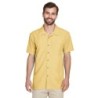 Buy Harriton M560 Men's Barbados Textured Camp Shirt | ApparelChoice.ca