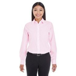 Buy Devon & Jones DG534W Ladies Crown Collection Striped Woven Shirt | ApparelChoice.ca