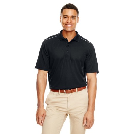 Buy Core365 88181R Men's Radiant Performance Pique Polo with Reflective Piping | ApparelChoice.ca