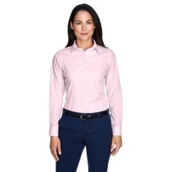 Buy Devon & Jones D645W Ladies Crown Collection Banker Stripe Woven Shirt | ApparelChoice.ca