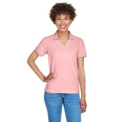 Buy Devon & Jones D100W Ladies Pima Pique Y-Collar Polo | ApparelChoice.ca