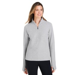 Buy North End NE725W Ladies Spirit Textured Quarter-Zip | ApparelChoice.ca
