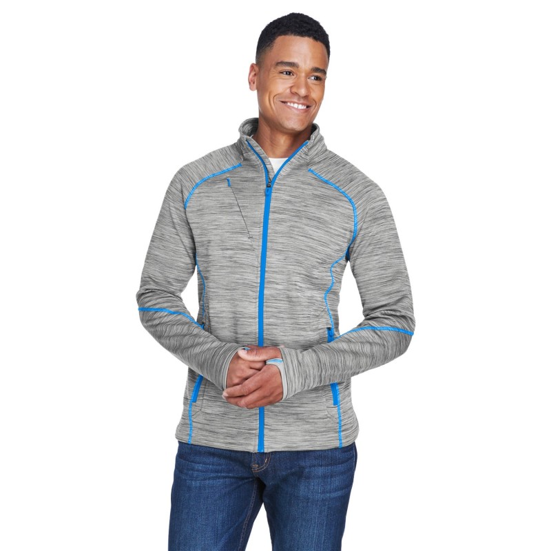 Buy North End 88697 Men's Flux Melange Bonded Fleece Jacket | ApparelChoice.ca