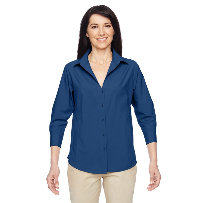 Buy Harriton M610W Ladies Paradise 3/4-Sleeve Performance Shirt | ApparelChoice.ca