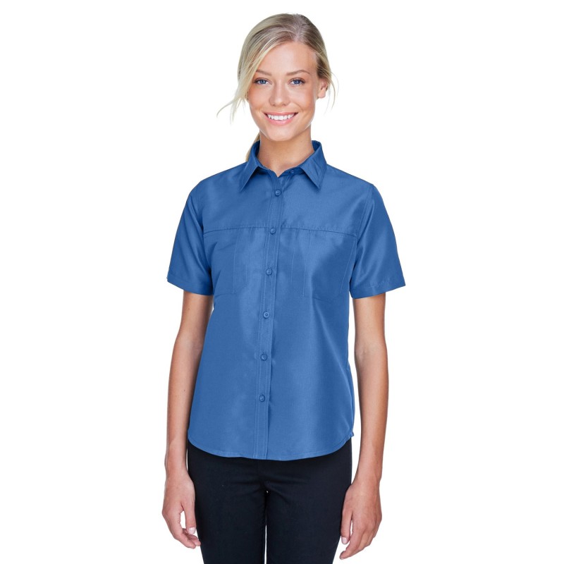 Buy Harriton M580W Ladies Key West Short-Sleeve Performance Staff Shirt | ApparelChoice.ca