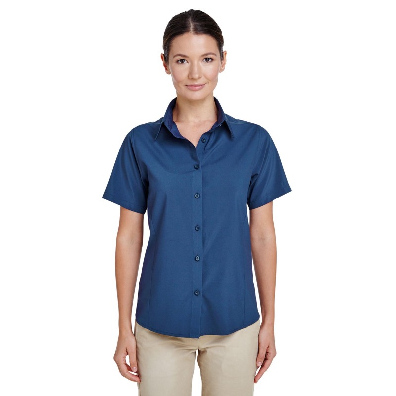 Buy Harriton M610SW Ladies Paradise Short-Sleeve Performance Shirt | ApparelChoice.ca