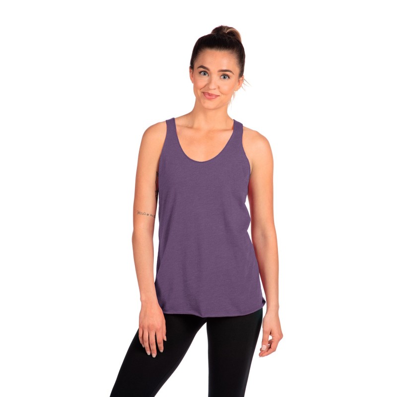 Buy Next Level Apparel 6733 Ladies Triblend Racerback Tank | ApparelChoice.ca
