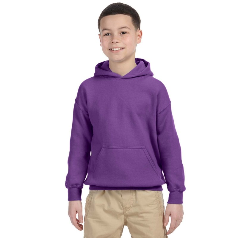 Buy Gildan G185B Youth Heavy Blend Hooded Sweatshirt | ApparelChoice.ca