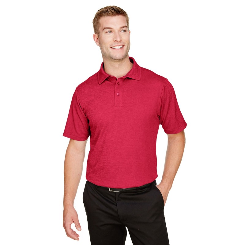 Buy Devon & Jones DG22 CrownLux Performance Men's Address Melange Polo | ApparelChoice.ca