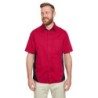 Buy Harriton M586 Men's Flash IL Colorblock Short Sleeve Shirt | ApparelChoice.ca