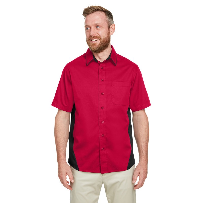 Buy Harriton M586T Men's Tall Flash IL Colorblock Short Sleeve Shirt | ApparelChoice.ca