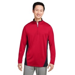 Buy Harriton M786 Men's Flash Snag Protection Plus IL Colorblock Quarter-Zip | ApparelChoice.ca