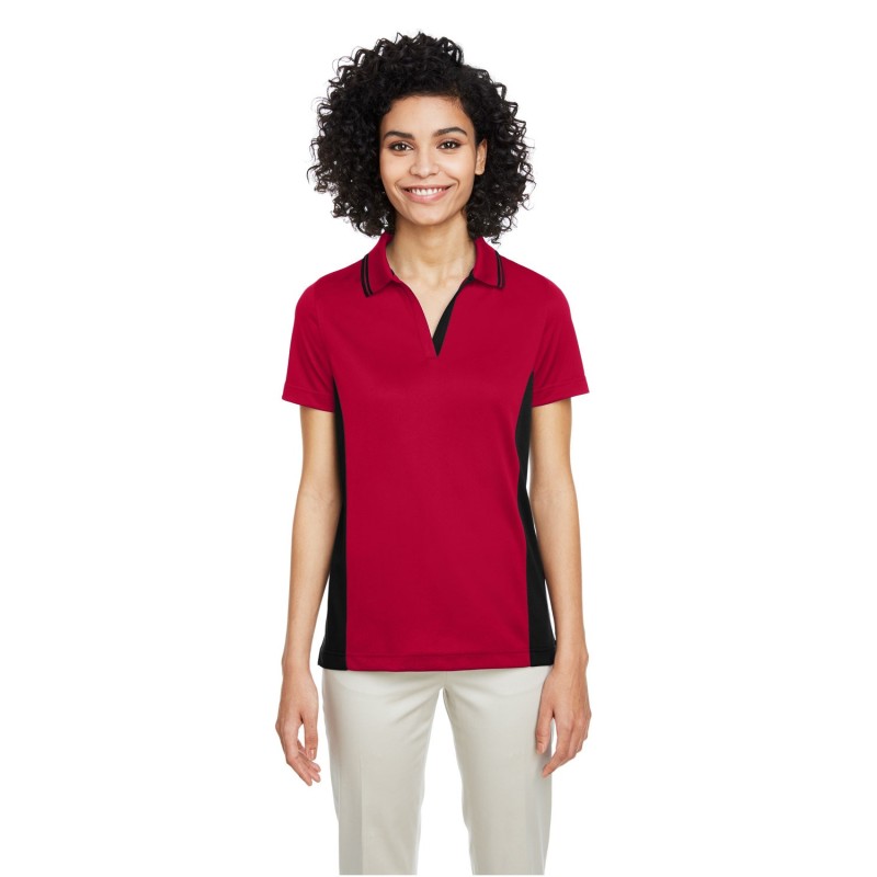 Buy Harriton M386W Ladies Flash Snag Protection Plus IL Colorblock Polo | ApparelChoice.ca