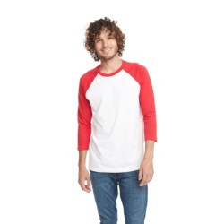 Buy Next Level Apparel 6251 Unisex CVC 3/4 Sleeve Raglan Baseball T-Shirt | ApparelChoice.ca