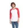 Buy Next Level Apparel 6251 Unisex CVC 3/4 Sleeve Raglan Baseball T-Shirt | ApparelChoice.ca
