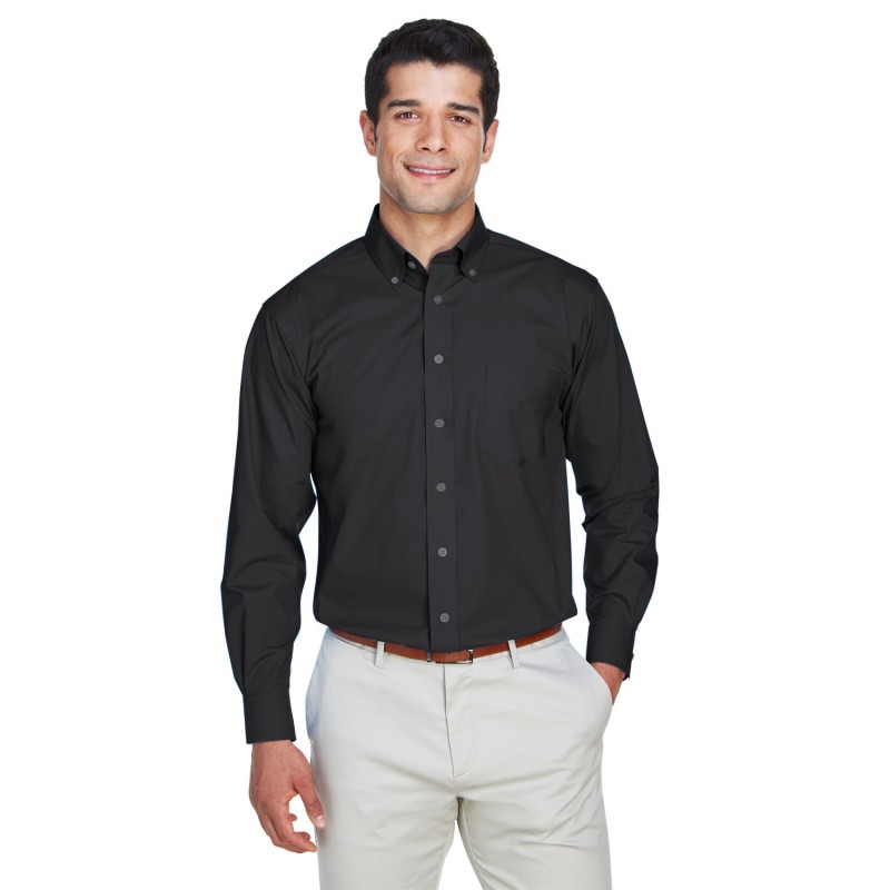 Buy Devon & Jones D620 Men's Crown Collection Solid Broadcloth Woven Shirt | ApparelChoice.ca