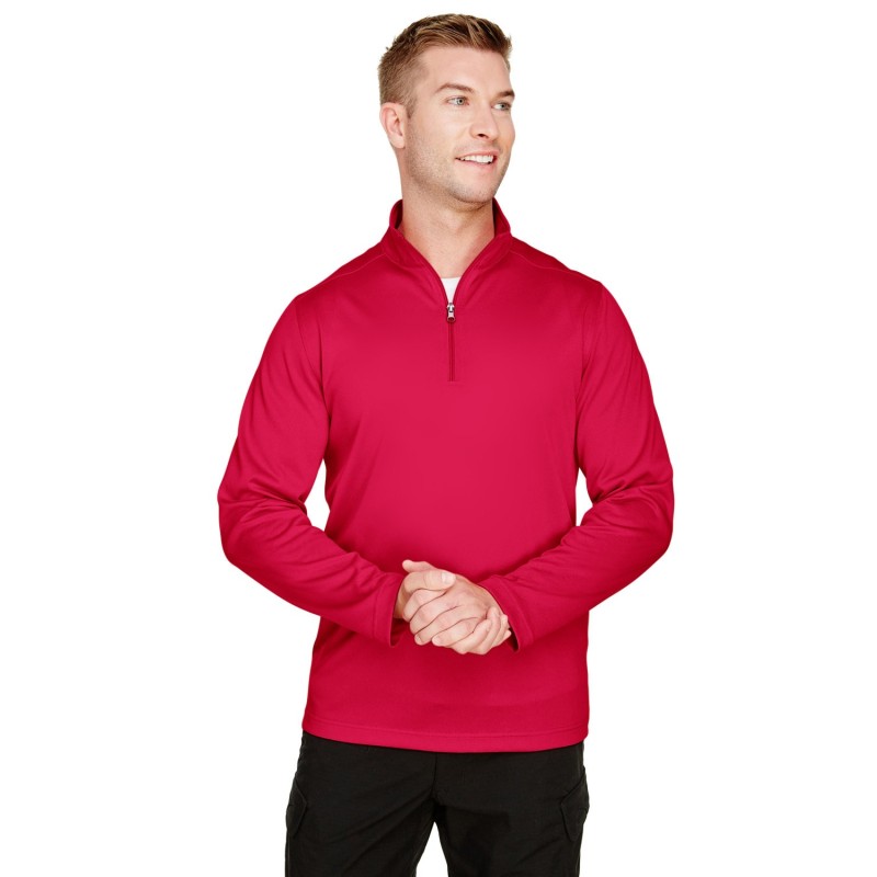 Buy Harriton M748 Men's Advantage Snag Protection Plus Quarter-Zip | ApparelChoice.ca