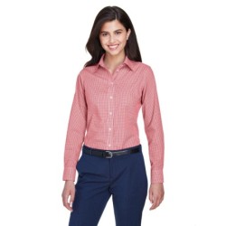 Buy Devon & Jones D640W Ladies Ladies Crown Collection Gingham Check Woven Shirt | ApparelChoice.ca