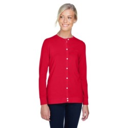 Buy Devon & Jones DP181W Ladies Perfect Fit Ribbon Cardigan | ApparelChoice.ca
