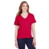 Buy Devon & Jones DG20WB CrownLux Performance Ladies Plaited Rolled-Sleeve Top | ApparelChoice.ca