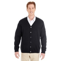 Buy Harriton M425 Men's Pilbloc V-Neck Button Cardigan Sweater | ApparelChoice.ca