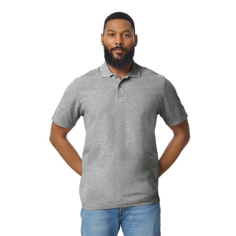 Buy Gildan G648 Men's Softstyle Double Pique Polo | ApparelChoice.ca
