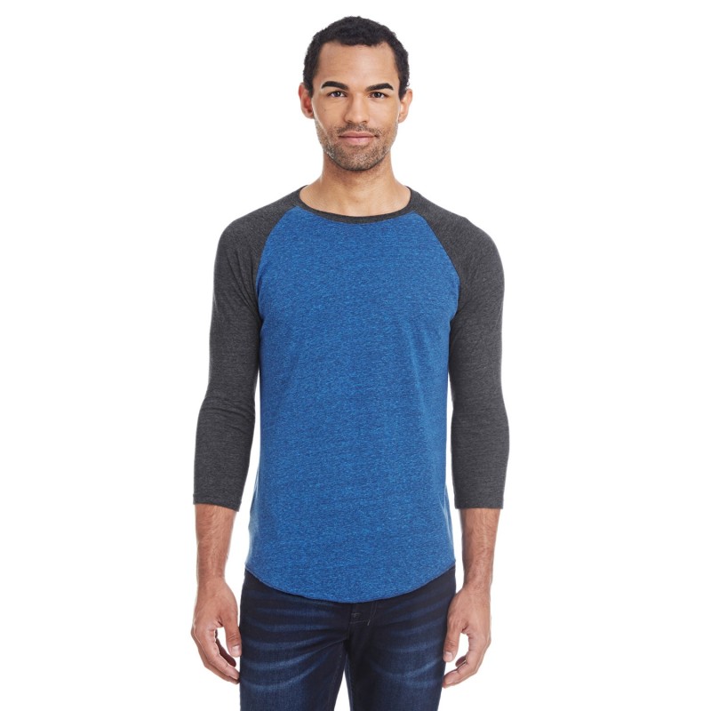 Buy Threadfast 302G Unisex Triblend 3/4-Sleeve Raglan | ApparelChoice.ca